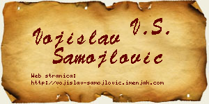 Vojislav Samojlović vizit kartica